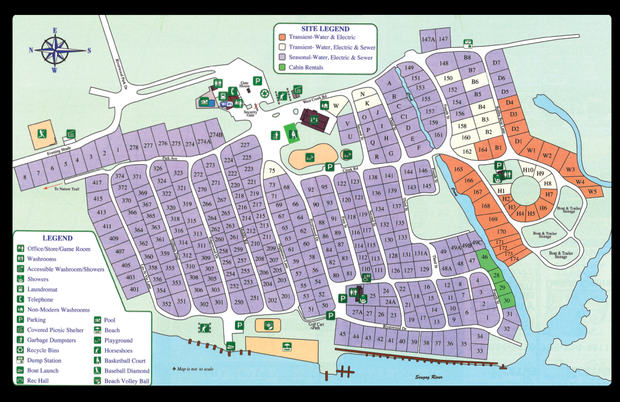 Park Map June 2026 Riverwood Park Map